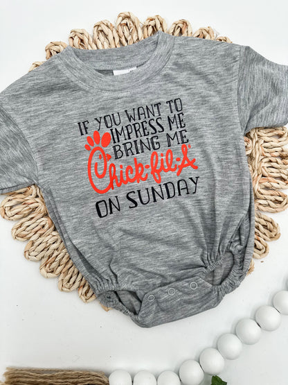 Chick Fil A On A Sunday Tee