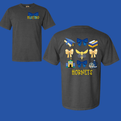 Huxford Hornets Bow Spirit Tee