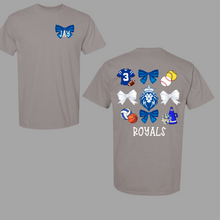 Load image into Gallery viewer, Jay Royals Bow Spirit Tee
