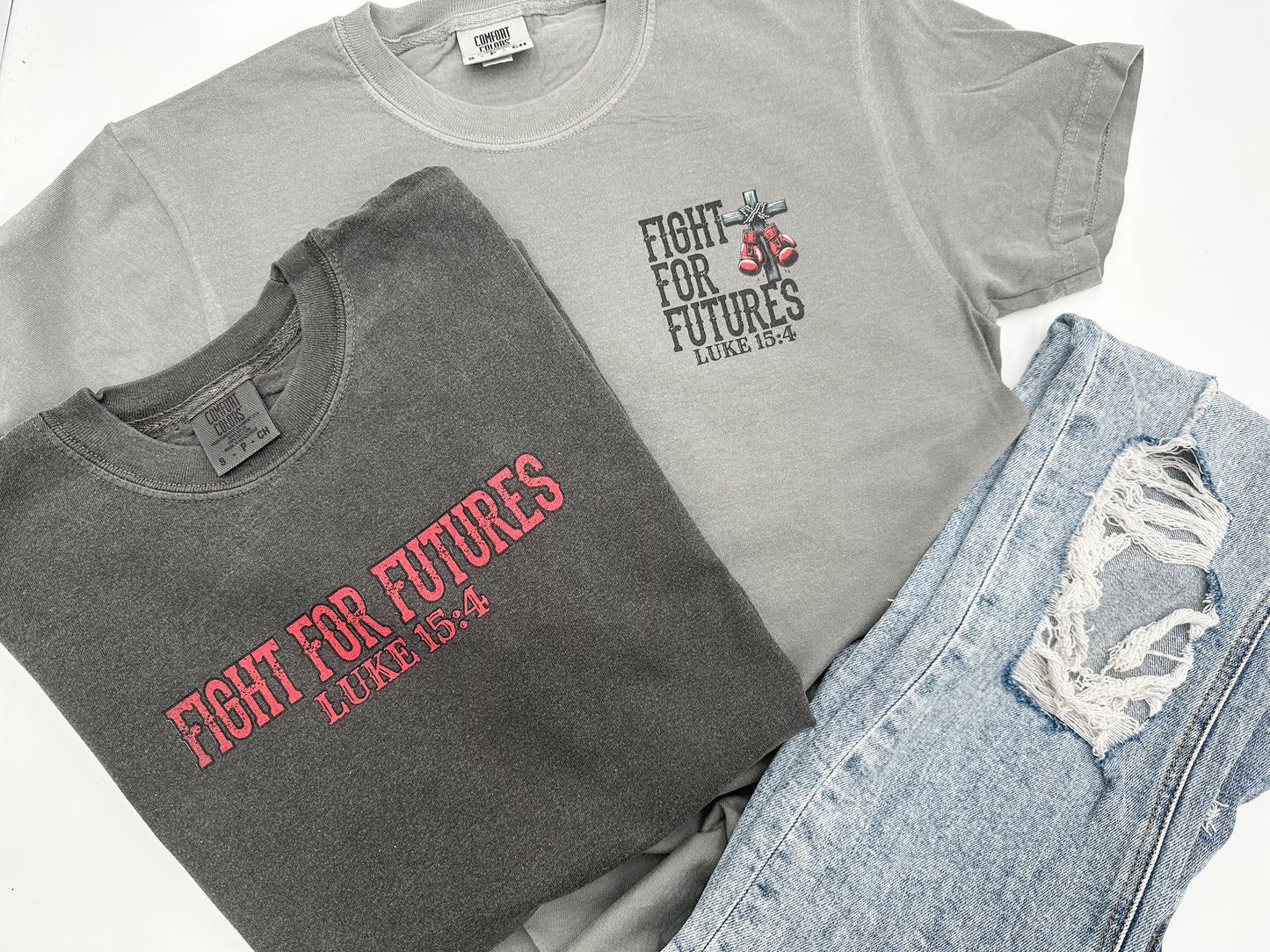 Fight for Futures/Hard Fought Hallelujah Tee (Fundraiser for Missions to search for missing kids)