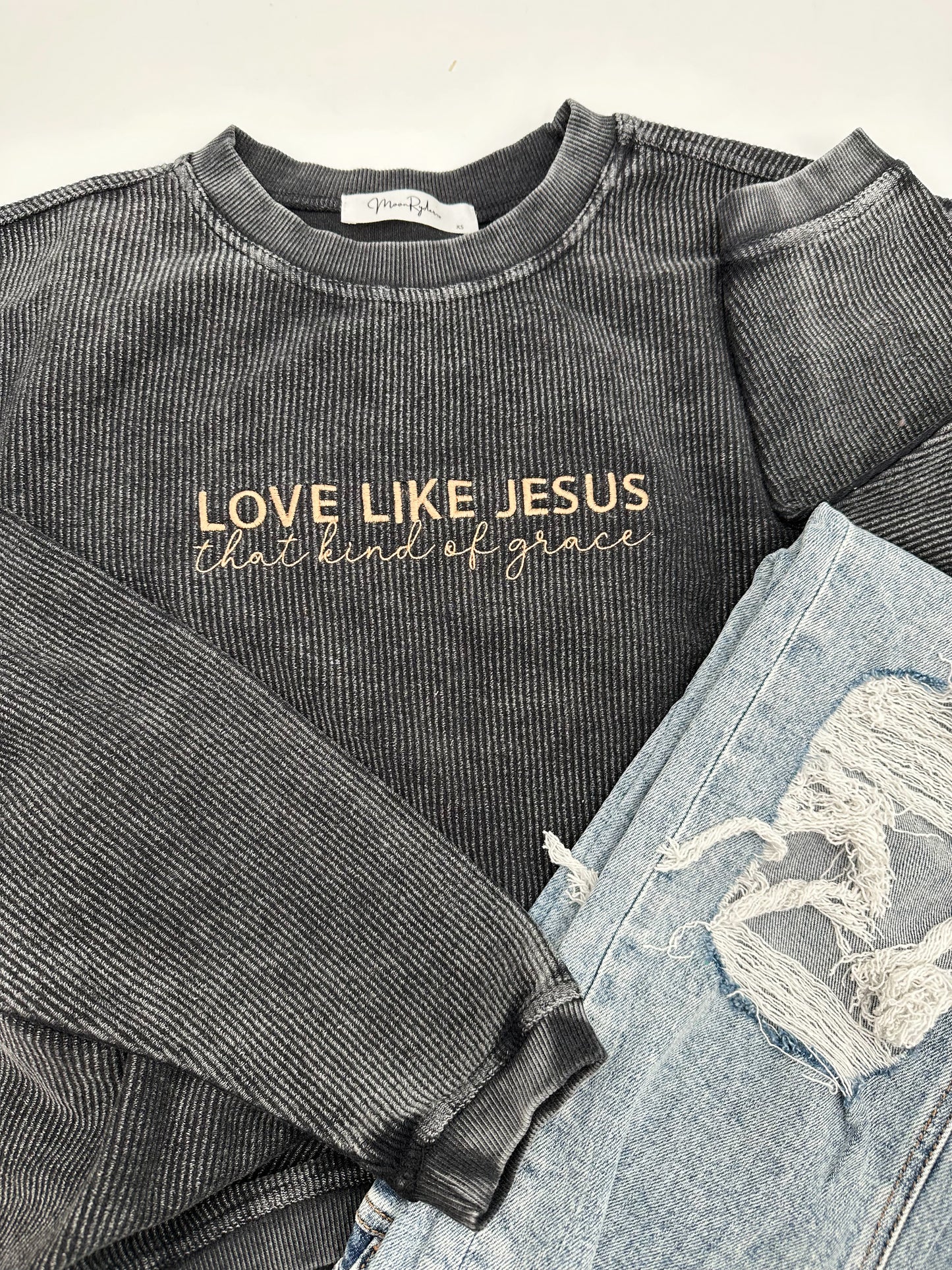 Love Like Jesus- that kind of grace corded crew