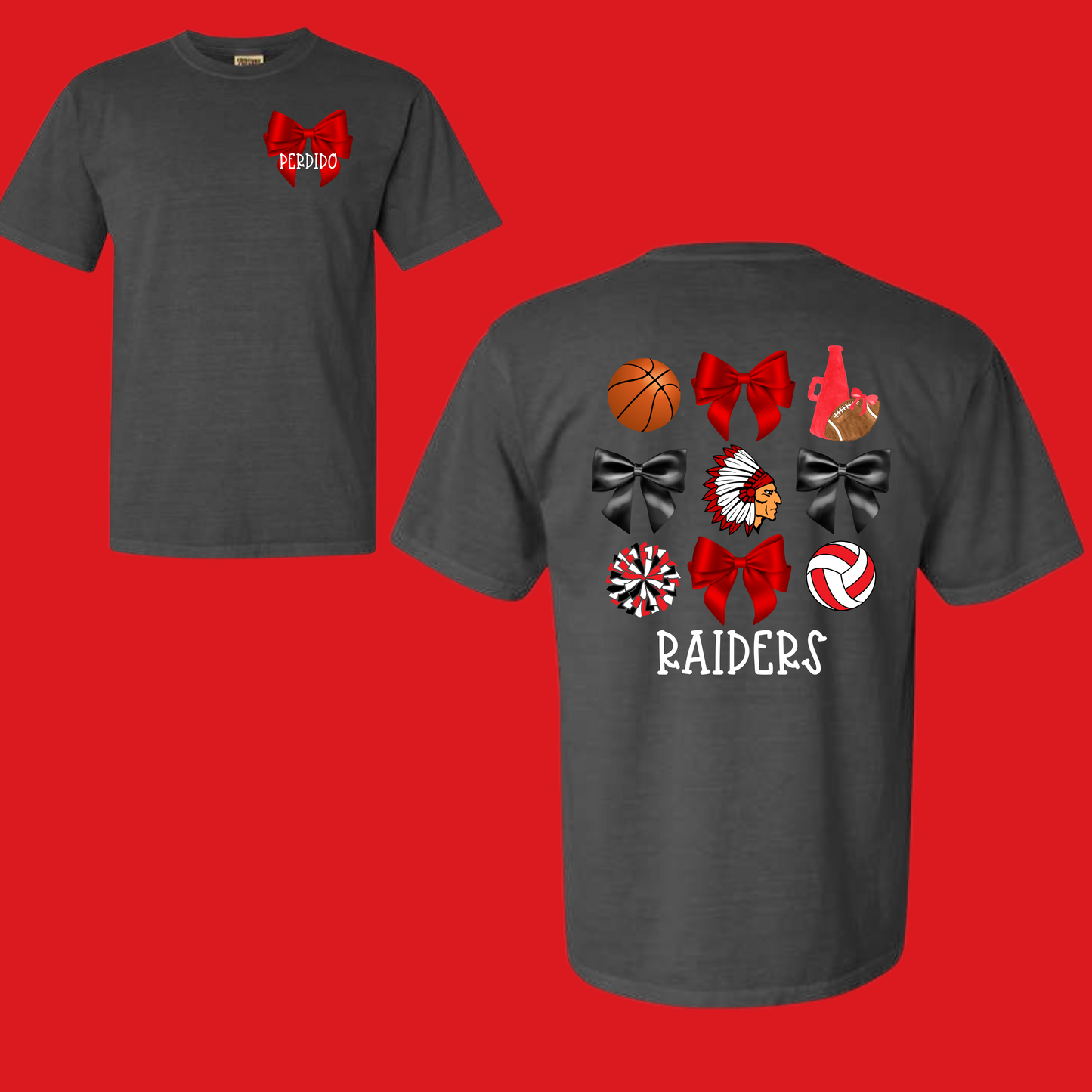 Perdido Raiders Bow Tee