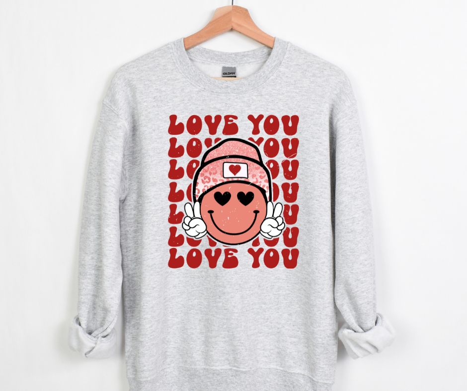 Love You Beanie Sweatshirt/Tee