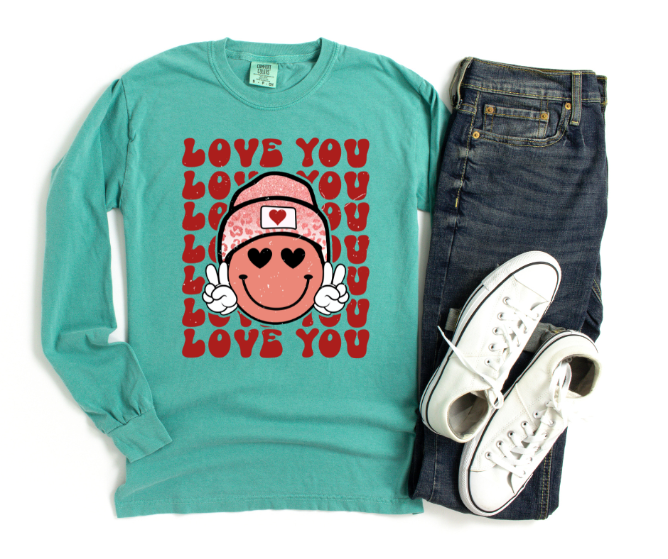 Love You Beanie Sweatshirt/Tee