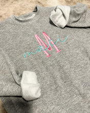 Load image into Gallery viewer, Embroidered Name sweatshirt
