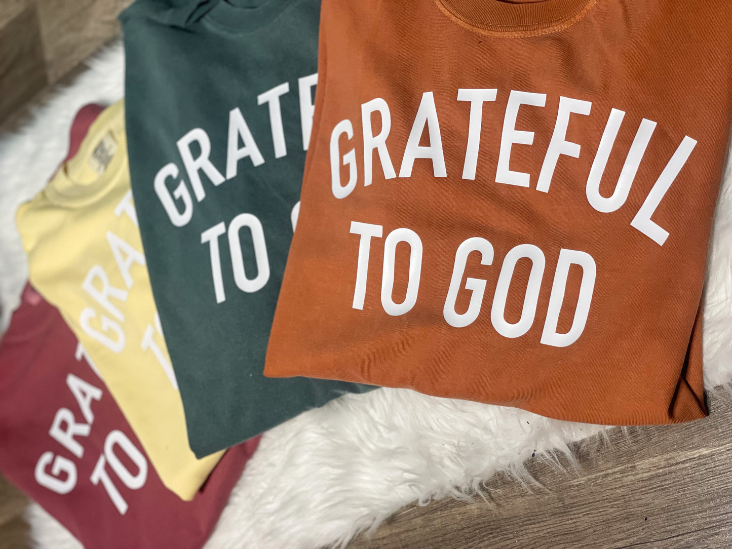 Grateful to God Long sleeve Comfort Colors