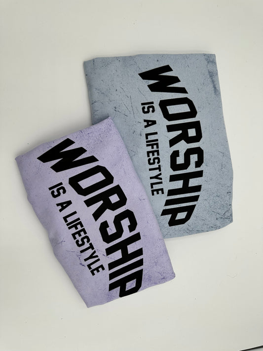 Worship is a lifestyle Comfort Colors Tee